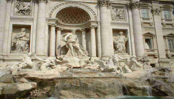 La fontana di Trevi