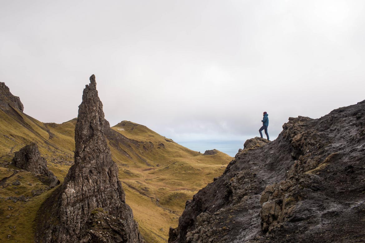 Person Standing on Cliff 1